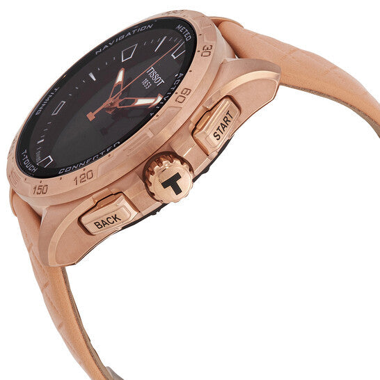 Tissot T-Touch Connect Solar Perpetual Alarm Quartz Analog-Digital Black Dial Men's Watch