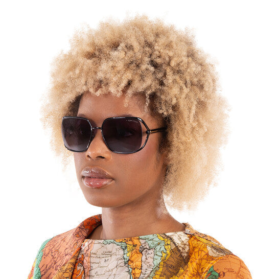 Tom Ford Goldie Smoke Rectangular Ladies Sunglasses