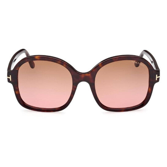 Tom Ford Hanley Brown Butterfly Ladies Sunglasses