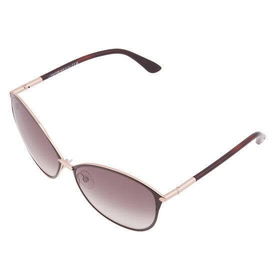 Tom Ford Penelope Brown Gradient Butterfly Ladies Sunglasses
