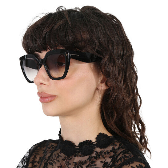 Tom Ford Phoebe Grey Butterfly Ladies Sunglasses