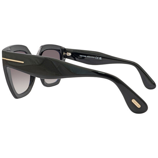 Tom Ford Phoebe Grey Butterfly Ladies Sunglasses