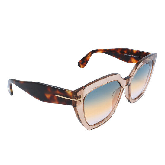 Tom Ford Phoebe Smoke Gradient Cat Eye Sunglasses