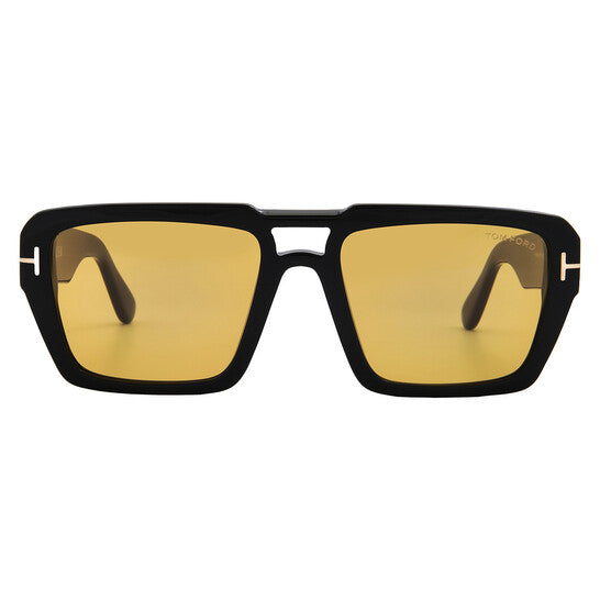 Tom Ford Redford Amber Square Men's Sunglasses