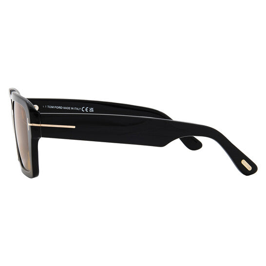 Tom Ford Redford Amber Square Men's Sunglasses