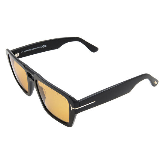 Tom Ford Redford Amber Square Men's Sunglasses
