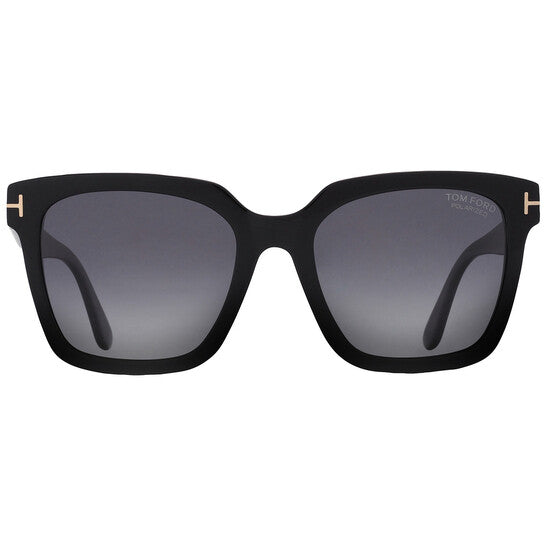 Tom Ford Selby Polarized Smoke Square Ladies Sunglasses