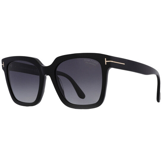 Tom Ford Selby Polarized Smoke Square Ladies Sunglasses