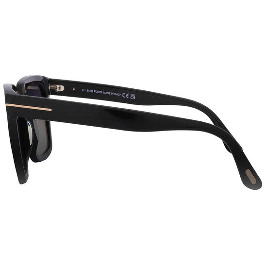 Tom Ford Selby Polarized Smoke Square Ladies Sunglasses