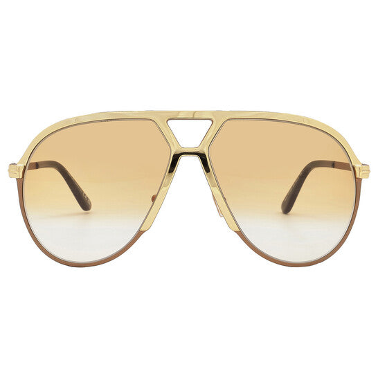 Tom Ford Xavier Brown Gradient Pilot Men's Sunglasses