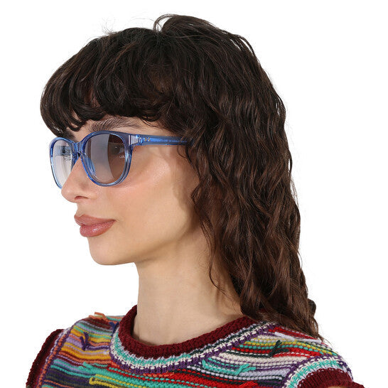 Under Armour Grey Mirror Shaded Silver Oval Ladies Sunglasses