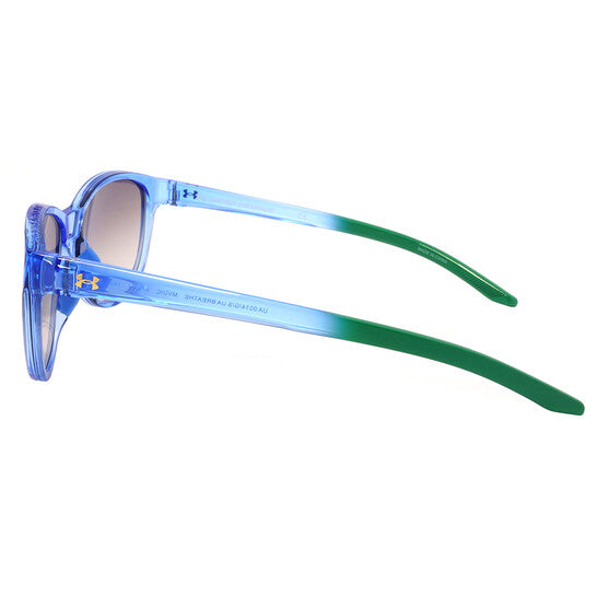 Under Armour Grey Mirror Shaded Silver Oval Ladies Sunglasses