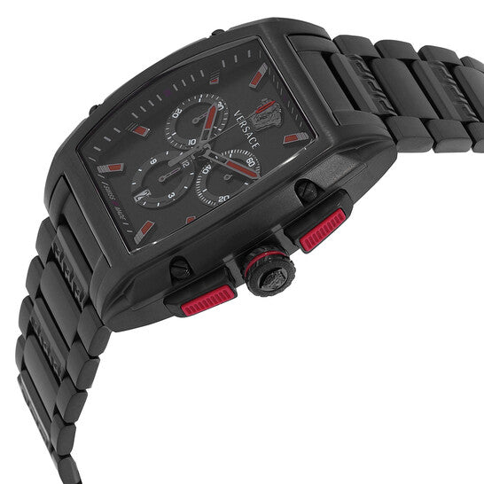 Versace Dominus Chronograph Quartz Black Dial Men's Watch