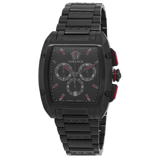 Versace Dominus Chronograph Quartz Black Dial Men's Watch