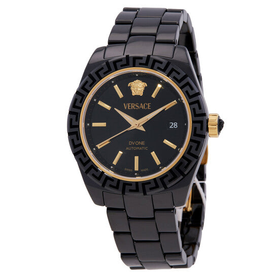 Versace DV One Automatic Black Dial Watch