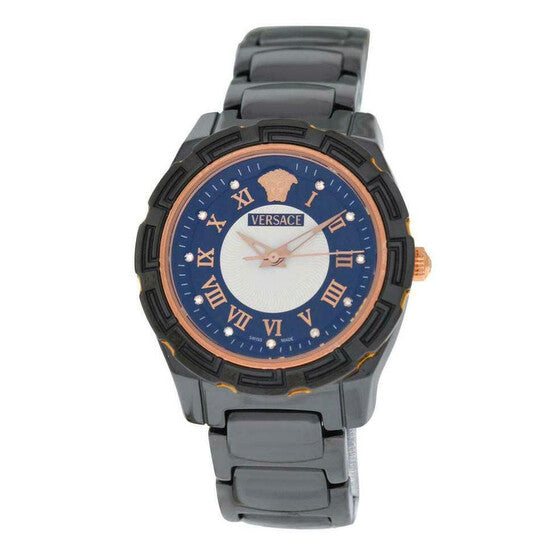 Versace DV One Glamour Quartz Black Dial Ladies Watch
