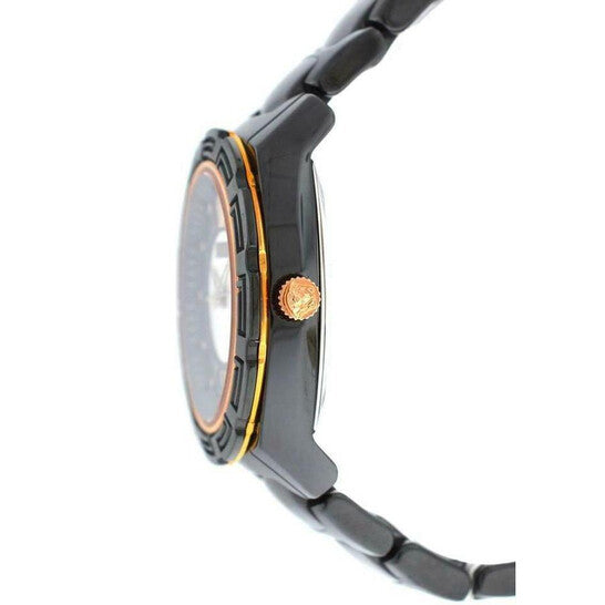 Versace DV One Glamour Quartz Black Dial Ladies Watch