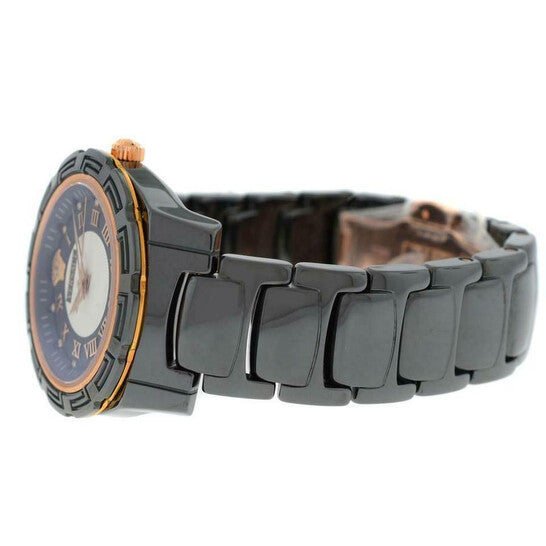 Versace DV One Glamour Quartz Black Dial Ladies Watch