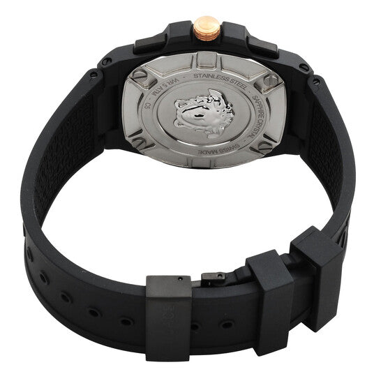 Versace Greca Extreme Chronograph Quartz Black Dial Men's Watch