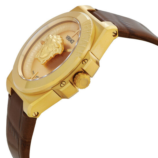 Versace Hera Quartz Gold Dial Ladies Watch