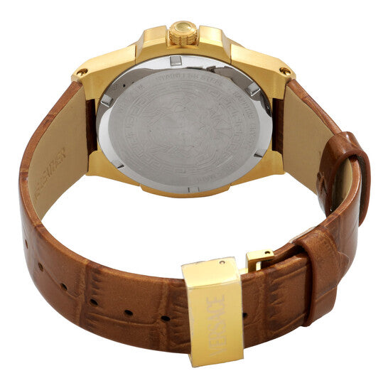 Versace Hera Quartz Gold Dial Ladies Watch