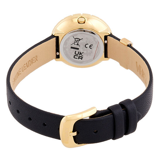 Versace La Greca Quartz Gold Dial Ladies Watch