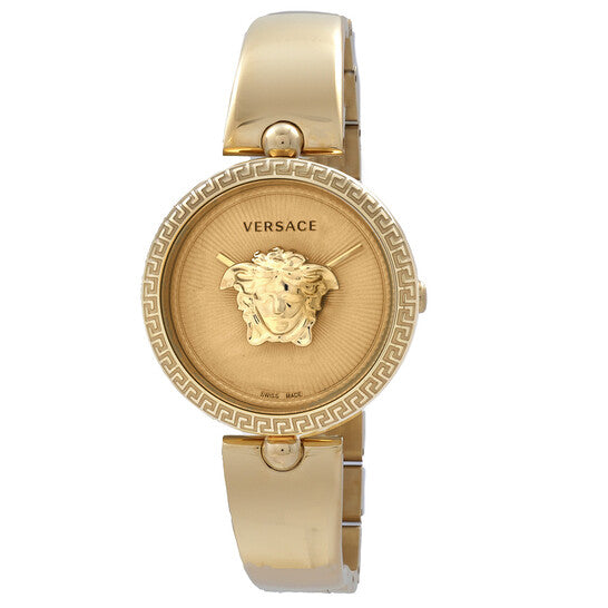 Versace Palazzo Empire Quartz Gold Dial Ladies Watch