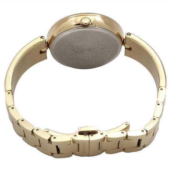 Versace Palazzo Empire Quartz Gold Dial Ladies Watch