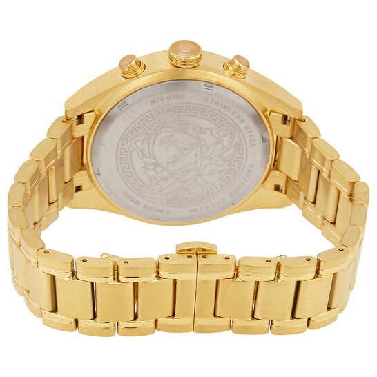 Versace V-Chrono Chronograph Quartz White Dial Men's Watch