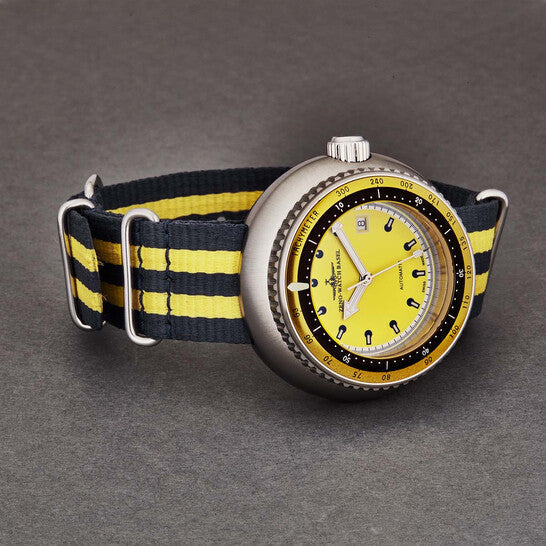 Zeno Deep Diver Automatic Yellow Dial Men's Watch