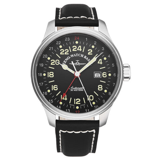 Zeno OS Pilot Automatic Black Dial Men's Watch